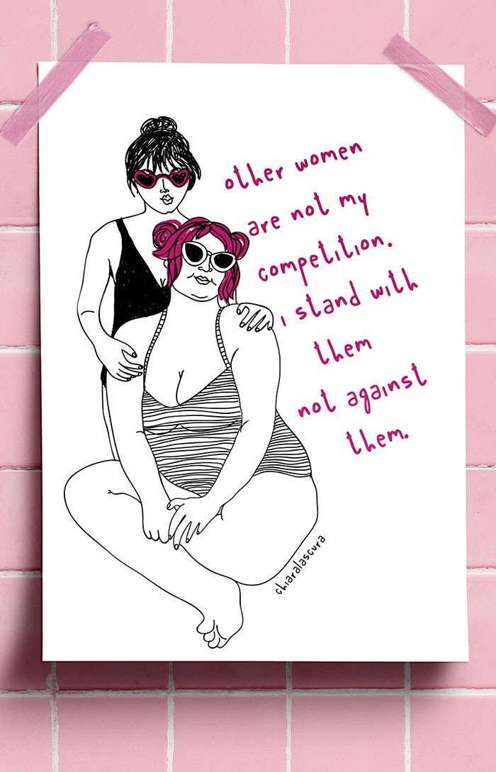 Art print - Other women are not my competition