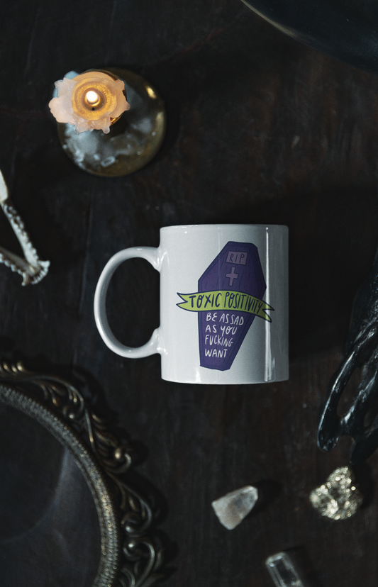 Ceramic mug - RIP toxic positivity