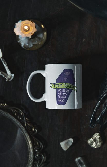 Tazza in ceramica - RIP positività tossica