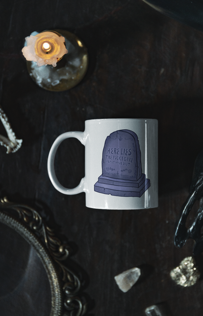 Ceramic mug - Here lies