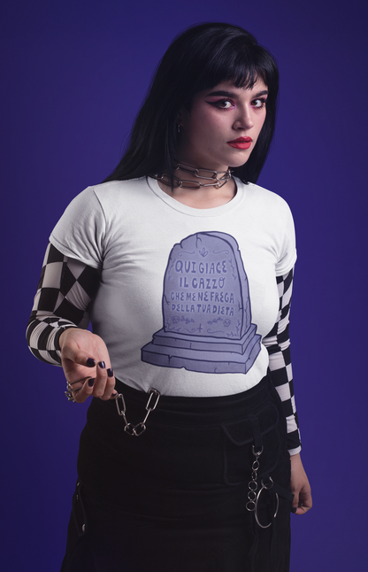 Here lies - Organic unisex t-shirt