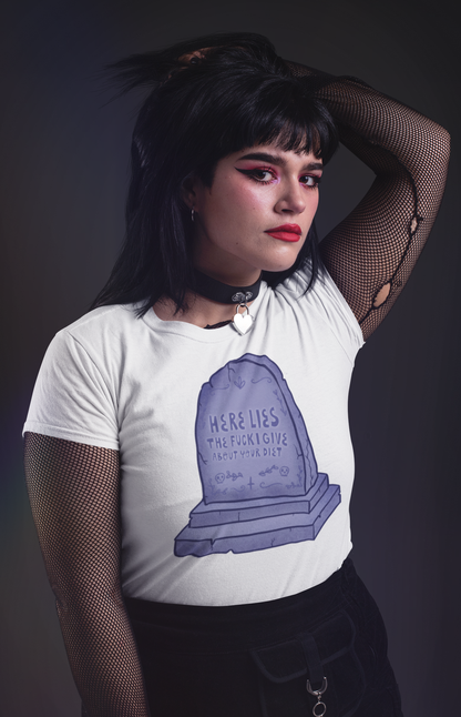 Here lies - Organic unisex t-shirt