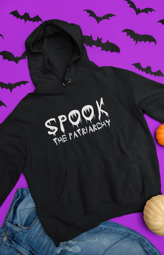 Unisex organic hooded sweatshirt - Spook the patriarchy