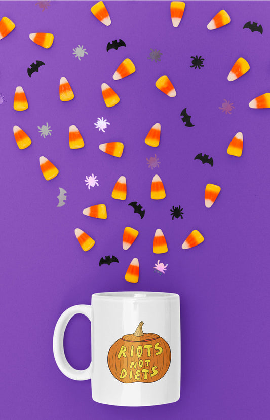 Ceramic mug - Riots not diets