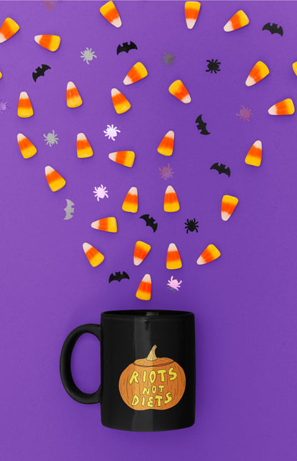 Ceramic mug - Riots not diets
