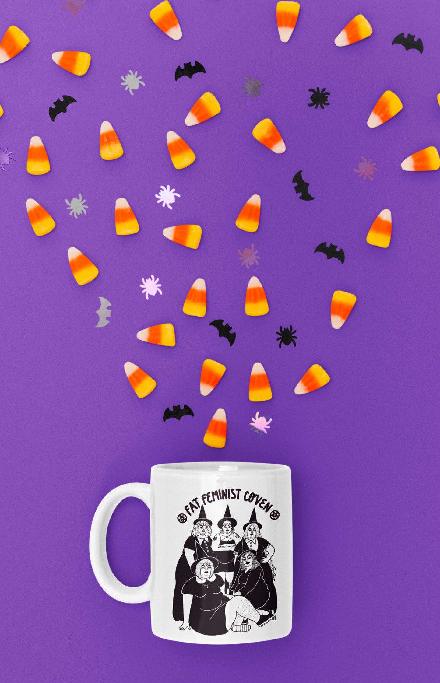 Ceramic mug - Fat feminist coven