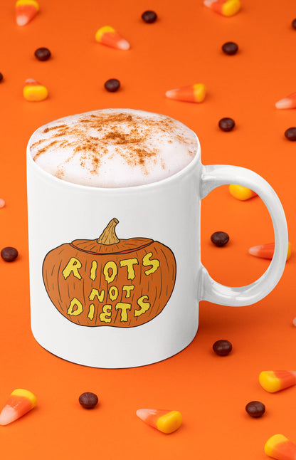 Ceramic mug - Riots not diets