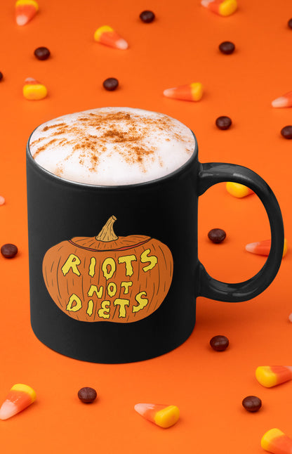 Ceramic mug - Riots not diets