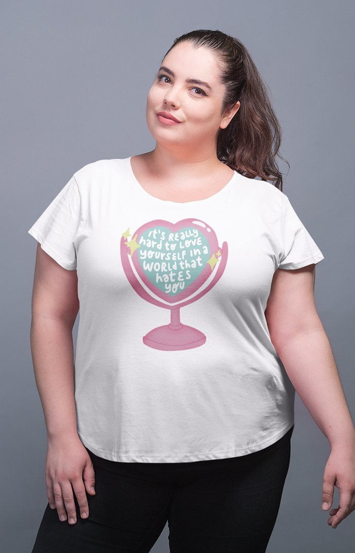 Loving yourself - T-shirt unisex in cotone biologico