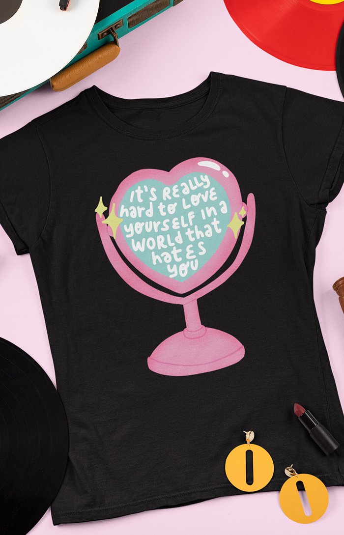 Loving yourself - T-shirt unisex in cotone biologico