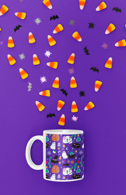 Tazza in ceramica - Spooky pattern