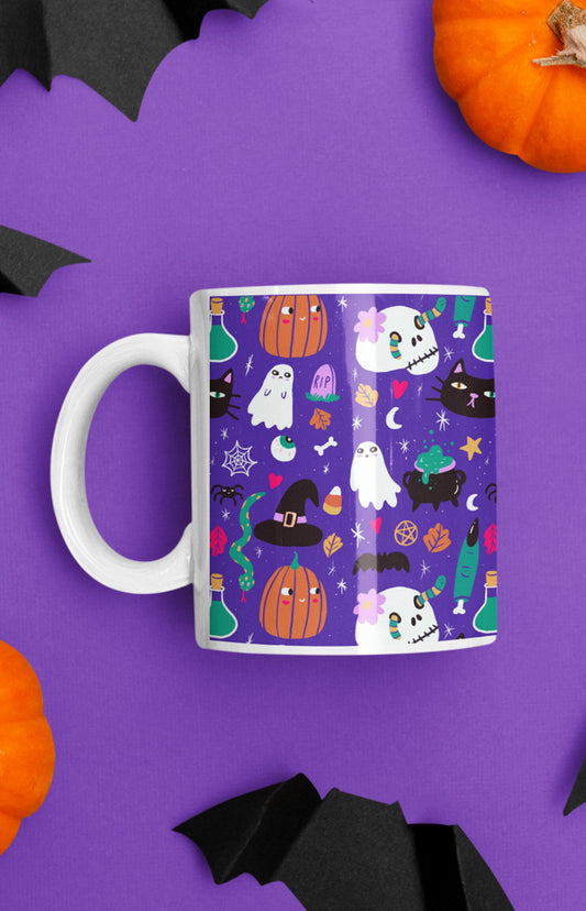 Ceramic mug - Spooky pattern