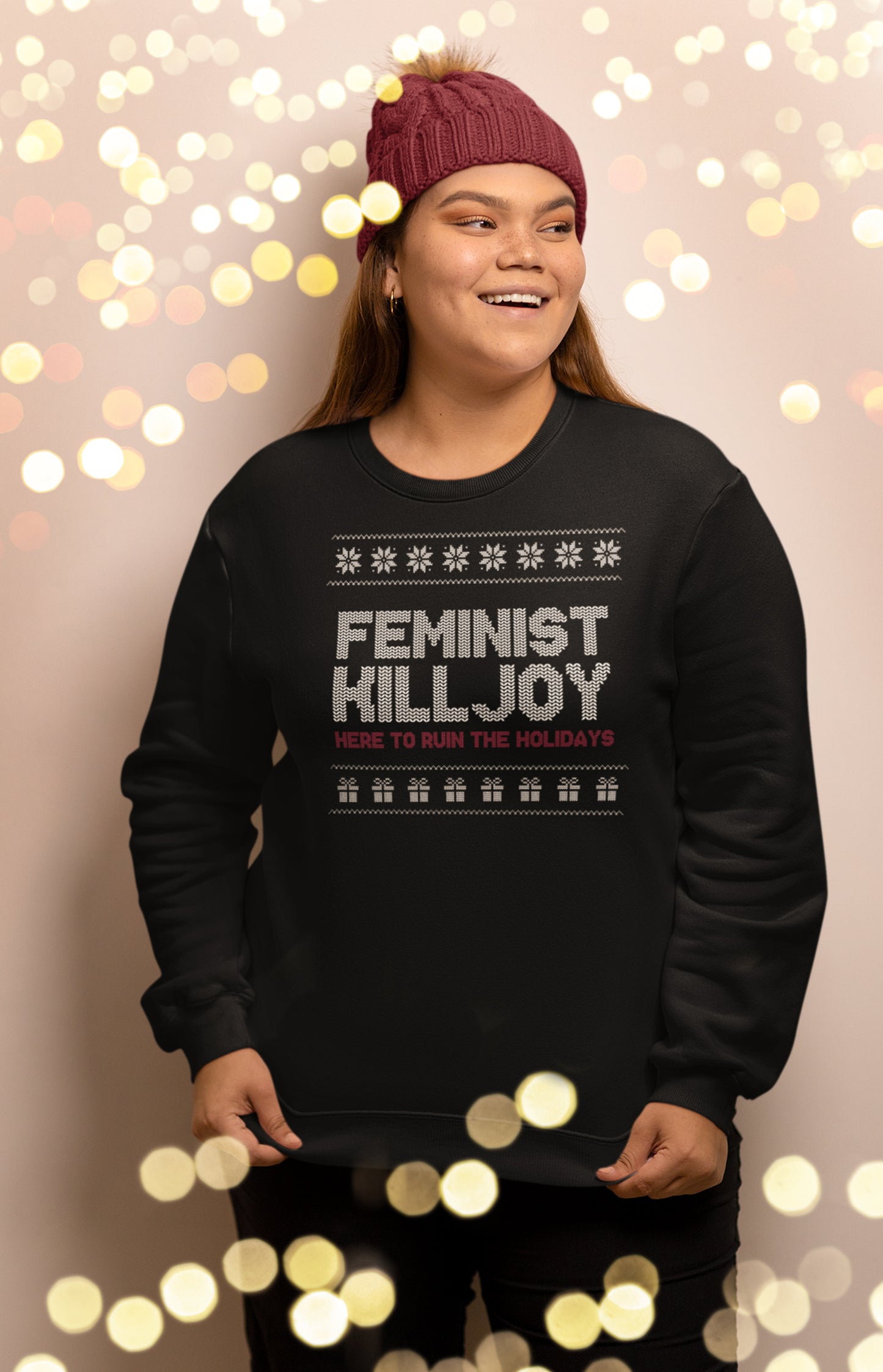 Ugly Christmas sweater - Feminist killjoy