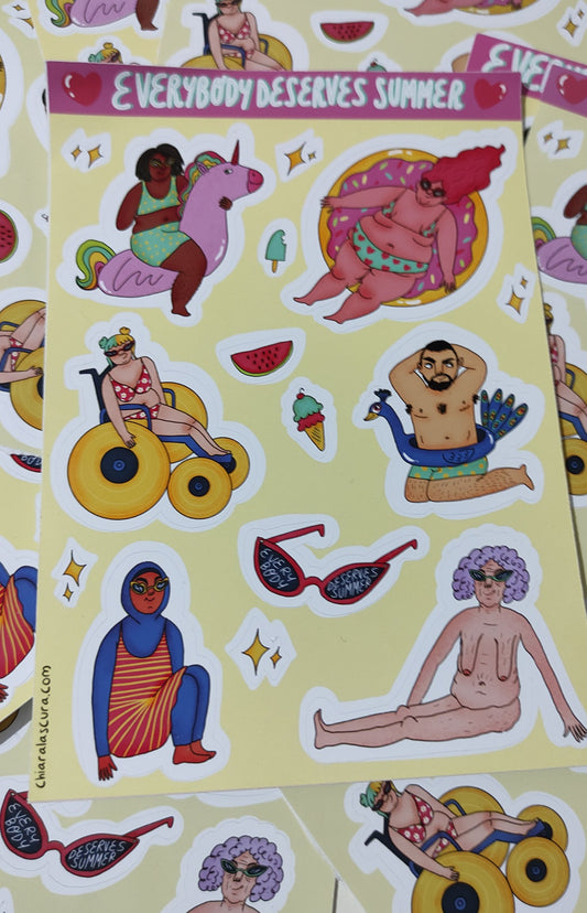 Sticker sheet - Summer