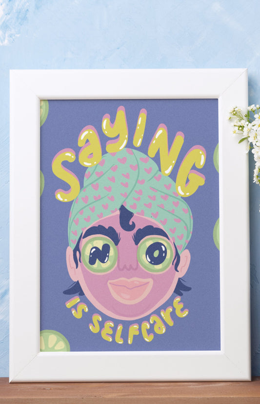 Art print - Saying no is selfcare