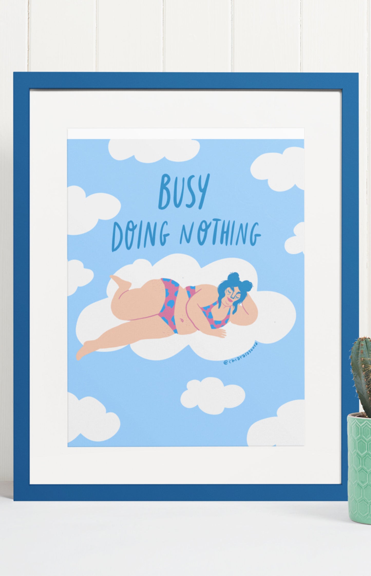 Art print - Busy doing nothing