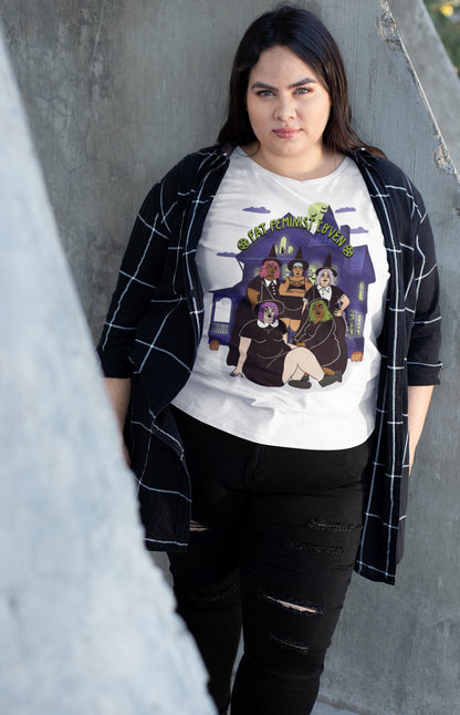 Fat feminist coven full color - Unisex organic t-shirt