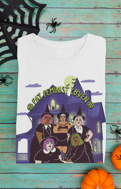 Fat feminist coven full color - Unisex organic t-shirt