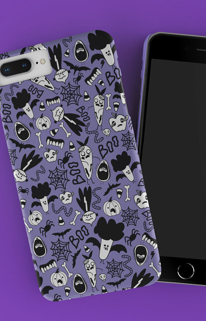 Tough Case - Vegan halloween pattern