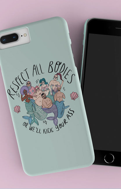 Custodia 3d per Smartphone - Body positive mermaids