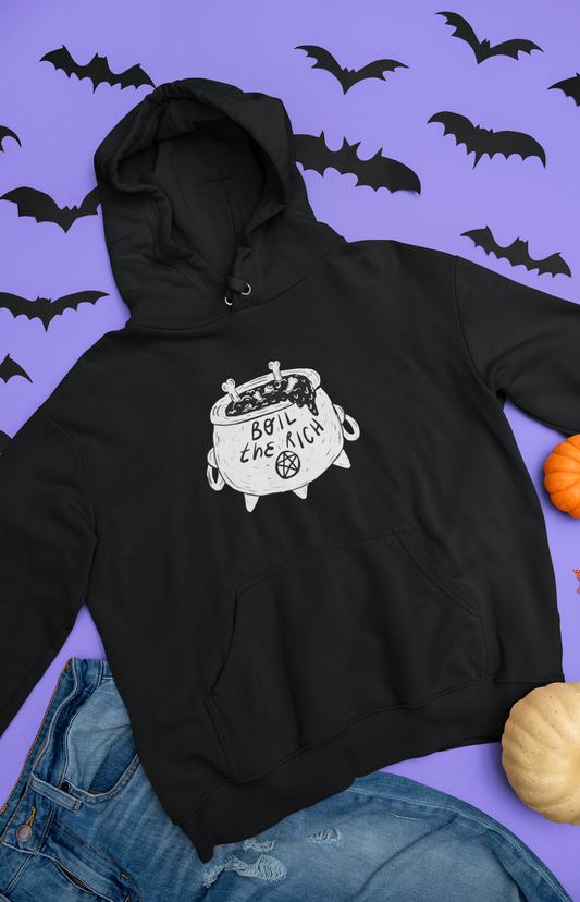 Unisex hooded sweatshirt - Boil the rich
