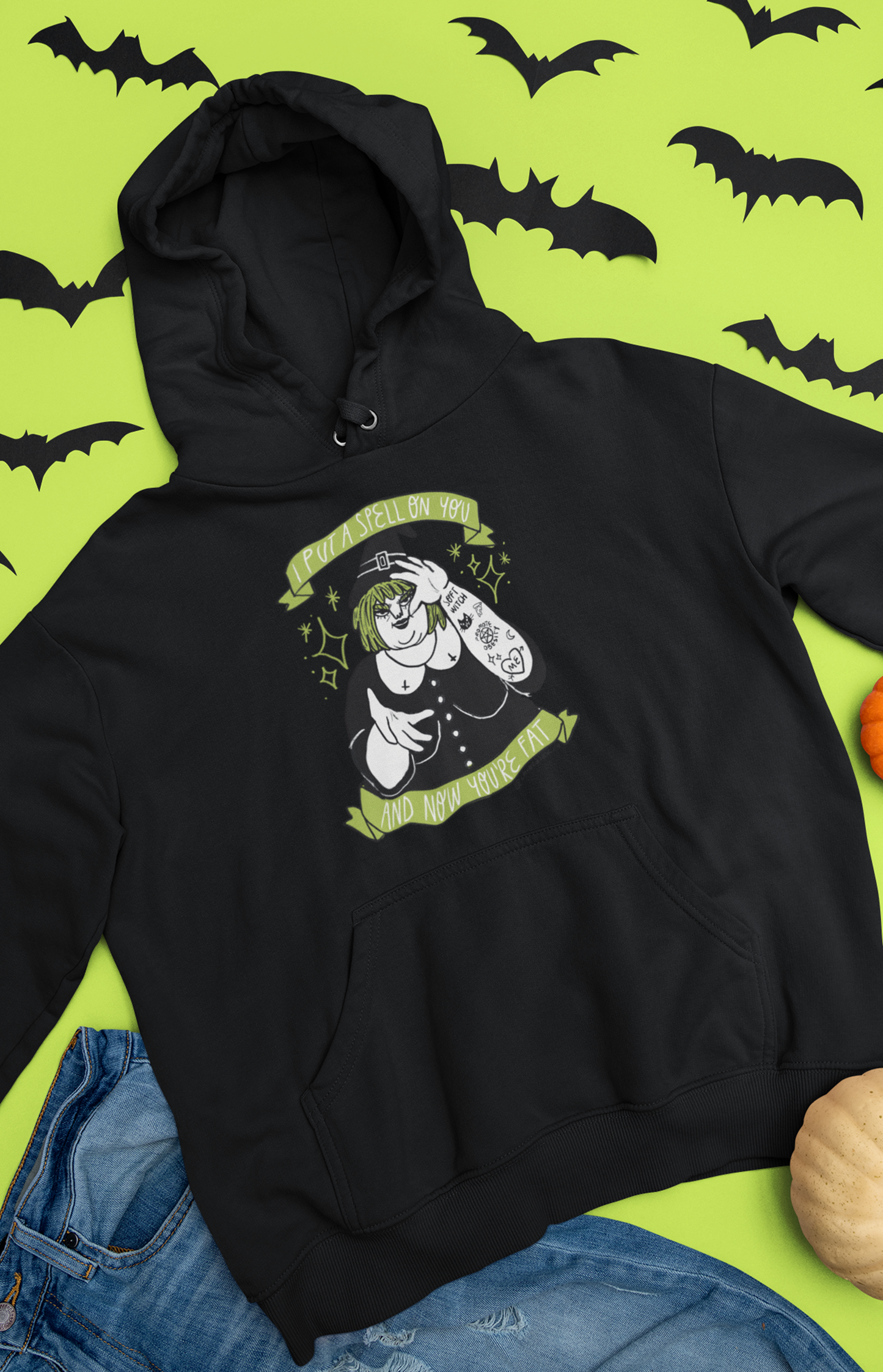 Felpa unisex con cappuccio - I put a spell on you