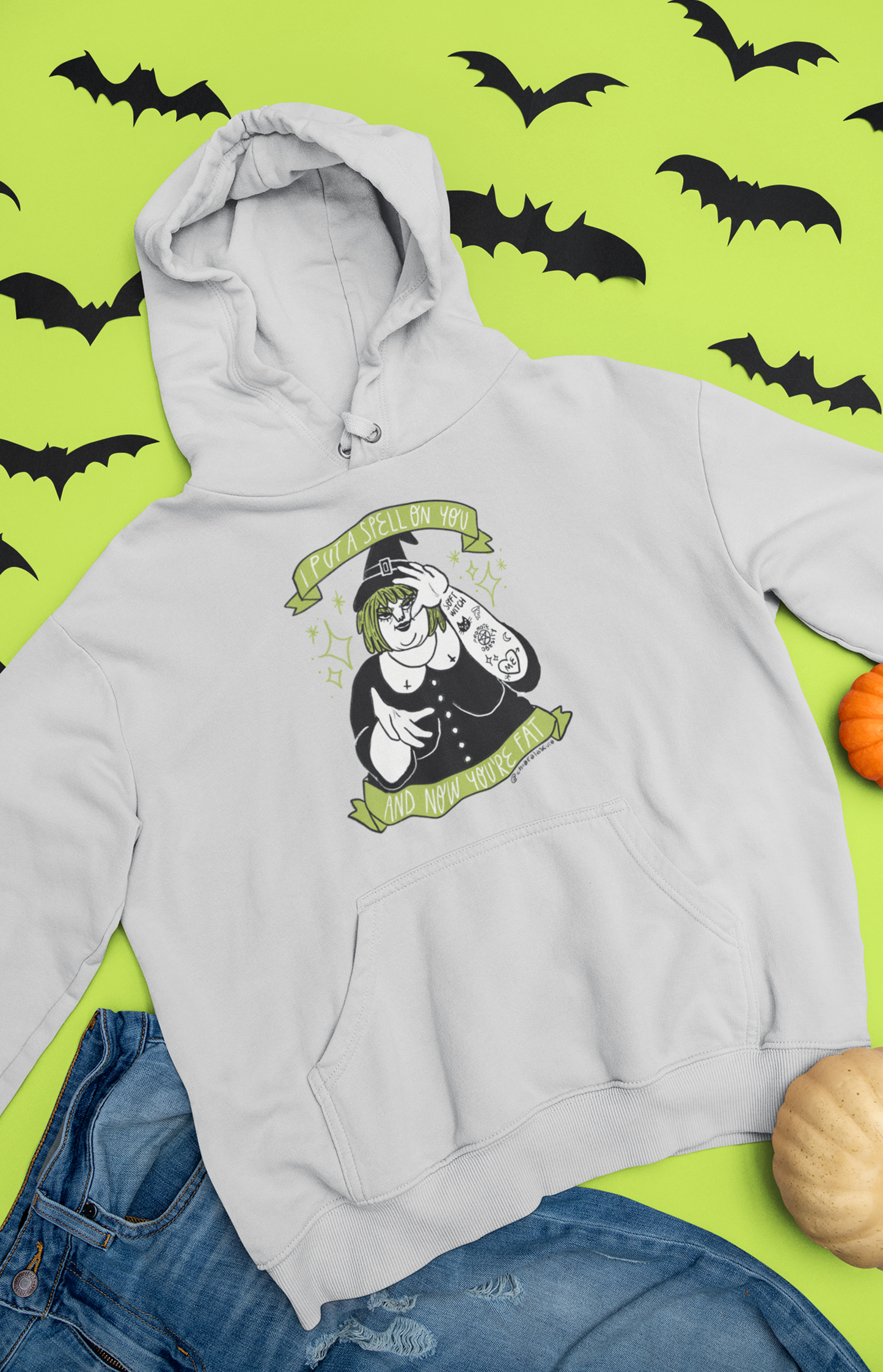 Felpa unisex con cappuccio - I put a spell on you