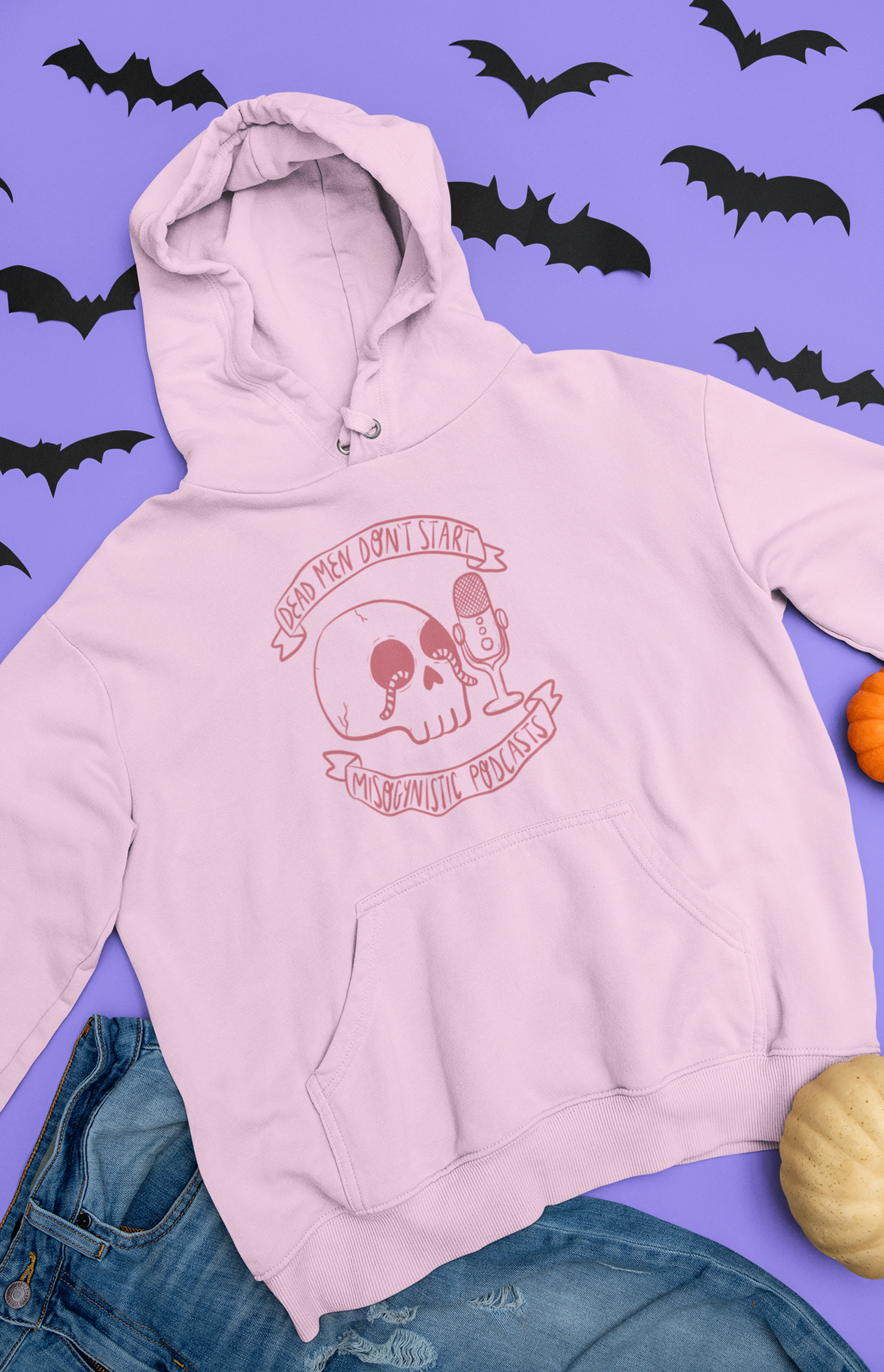 Unisex hooded sweatshirt Dead men don t start misogynistic