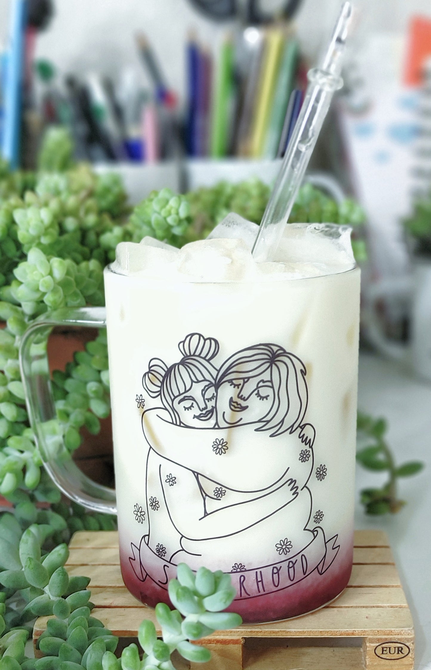 SOLD OUT: Sisterhood - glass mug