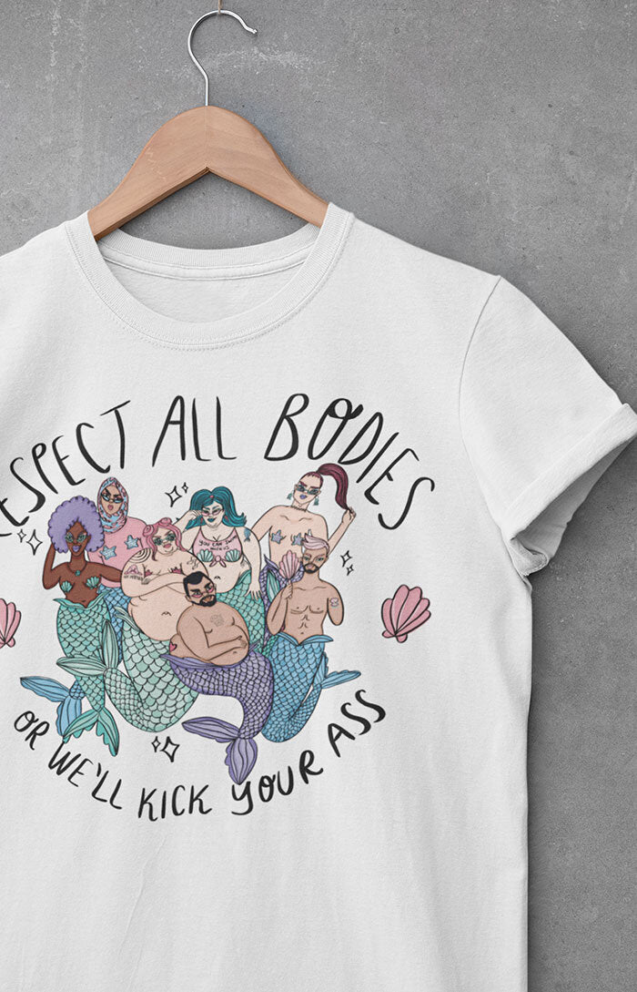 Body Positive Mermaids - T-shirt unisex in cotone biologico
