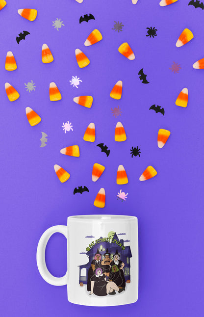 Ceramic mug - Fat feminist coven full color