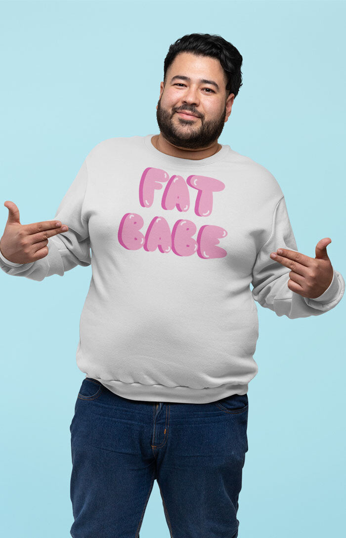 Unisex organic sweatshirt - Fat babe