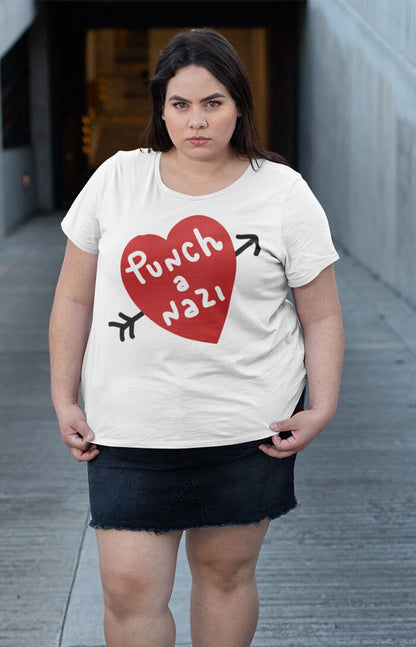 Punch a nazi - Organic unisex t-shirt