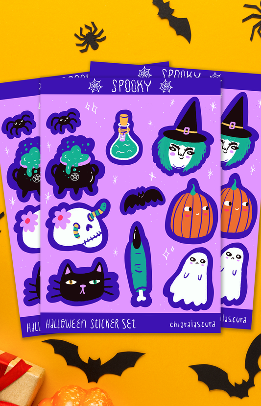 Sticker sheet - spooky