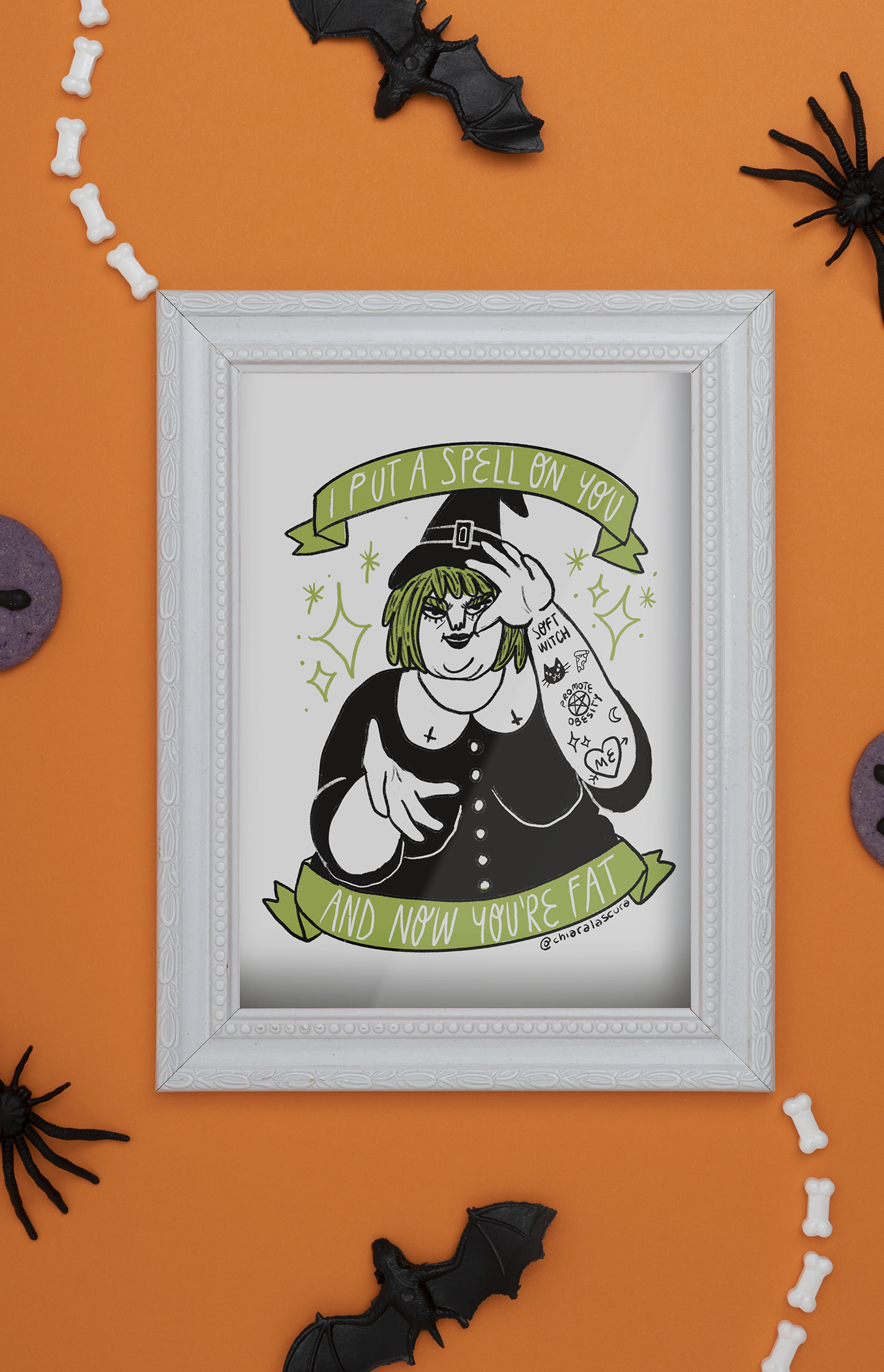 Art print - My girlfriend is a witch